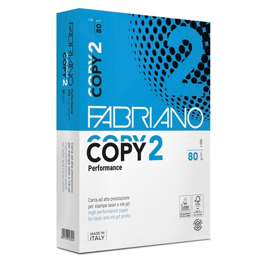 [D36313] CARTA COPY2 B4 80GR 500FG PERFORMANCE FABRIANO (257X364MM)