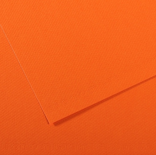 [D92878] Foglio MI-TEINTES A4 cm 160 gr. 453 arancione