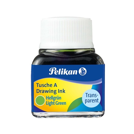 [D36331] INCHIOSTRO DI CHINA 523 VERDE CHIARO 6 10ML PELIKAN