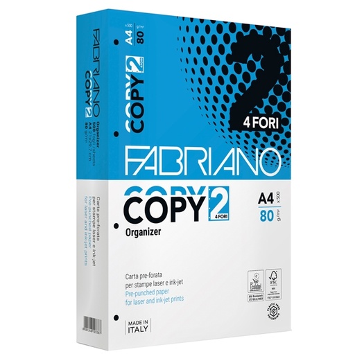 [D36362] CARTA COPY4 A4 80GR 500FG 4FORI FABRIANO