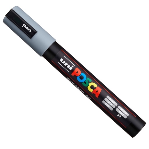 [D36653] Marcatore UNI POSCA PC5M p.media 1,8-2,5mm grigio UNI MITSUBISHI
