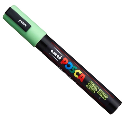 [D36657] Marcatore UNI POSCA PC5M p.media 1,8-2,5mm verde chiaro UNI MITSUBISHI