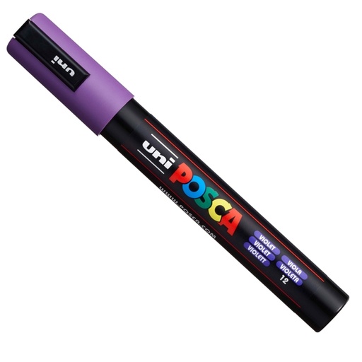[D36658] Marcatore UNI POSCA PC5M p.media 1,8-2,5mm viola UNI MITSUBISHI