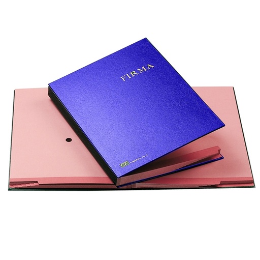 [D36737] LIBRO FIRMA 14 PAGINE BLU 24X34CM 614-E FRASCHINI