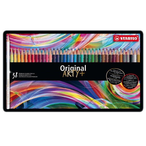 [D36757] Astuccio metallo 38 pastelli STABILO ORIGINAL 8778