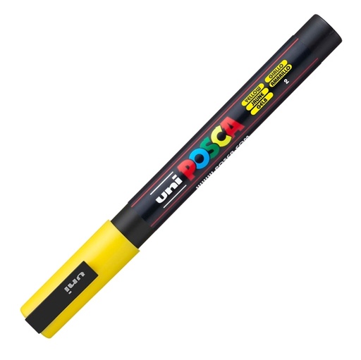 [D36793] Marcatore UNI POSCA PC3M p.fine 0,9-1,3mm giallo UNI MITSUBISHI