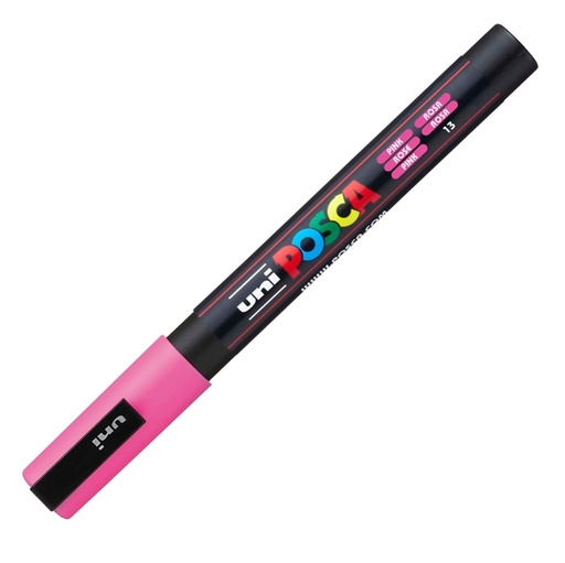 [D36796] Marcatore UNI POSCA PC3M p.fine 0,9-1,3mm rosa UNI MITSUBISHI