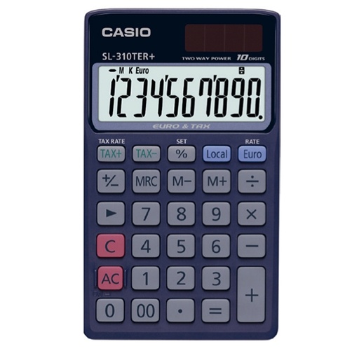[D36809] CALCOLATRICE TASCABILE CASIO SL-310TER+