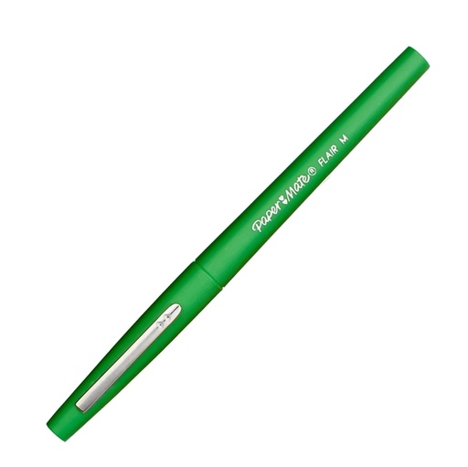 [D36858] PENNARELLO FLAIR NYLON VERDE PUNTA 1.1MM PAPERMATE