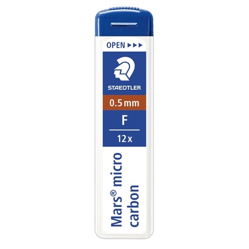 [D37050] 12 astucci da 12 mine 0.5mm MARS(R)MICRO 250 05-F STAEDTLER