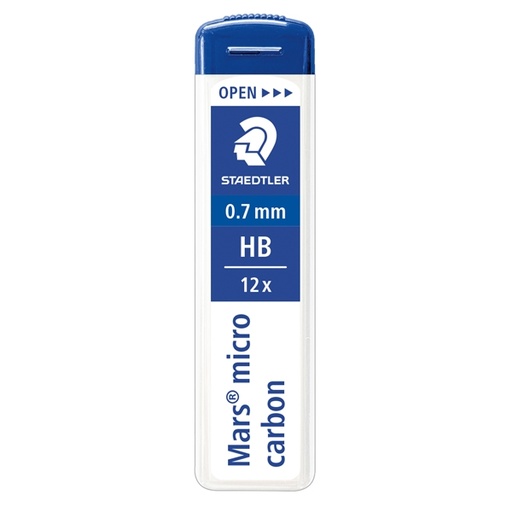[D37057] 12 astucci da 12 mine 0.7mm MARS(R)MICRO 250 07-HB STAEDTLER