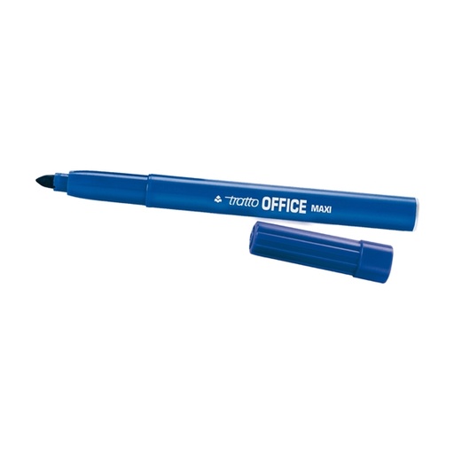 [D37097] SCATOLA 12 PENNARELLI TRATTO OFFICE MAXI BLU