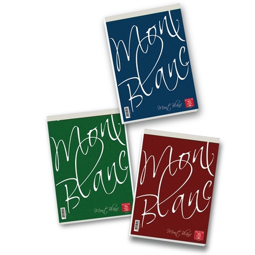 [D37181] 20 BLOCCHI MONTBLANC 100X150MM 5MM 70FG 60GR A6 PIGNA