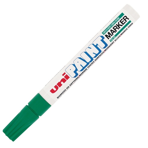 [D37315] Marcatore UNI PAINT PX20 punta conica 2,8mm verde scuro UNI MITSUBISHI