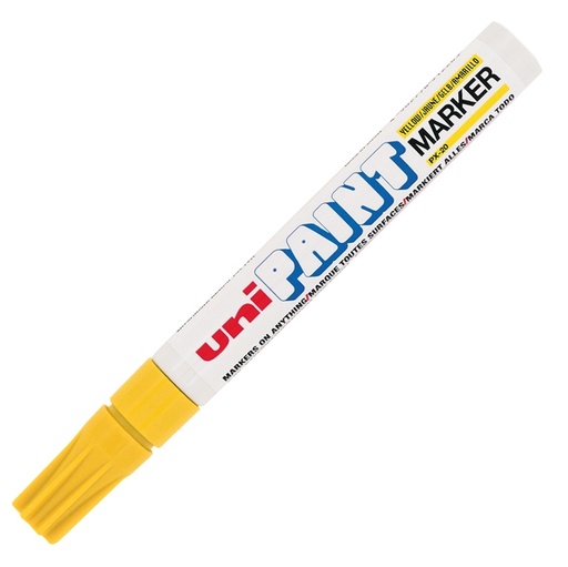 [D37316] Marcatore UNI PAINT PX20 punta conica 2,8mm giallo UNI MITSUBISHI