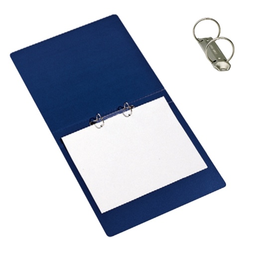 [D37429] Raccoglitore Presspan 25x33cm 2anelli 25mm blu CDG