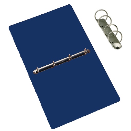 [D37431] Raccoglitore Presspan 25x33cm 4anelli 25mm blu CDG