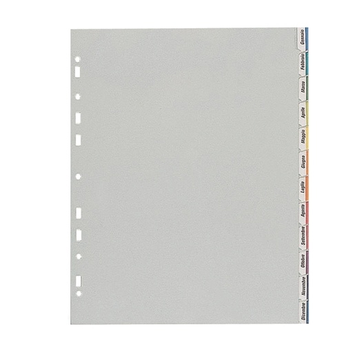 [D37497] SEPARATORE 22X30 12 TASTI PPL NEUTRO SEPAREX FAVORIT 153/12