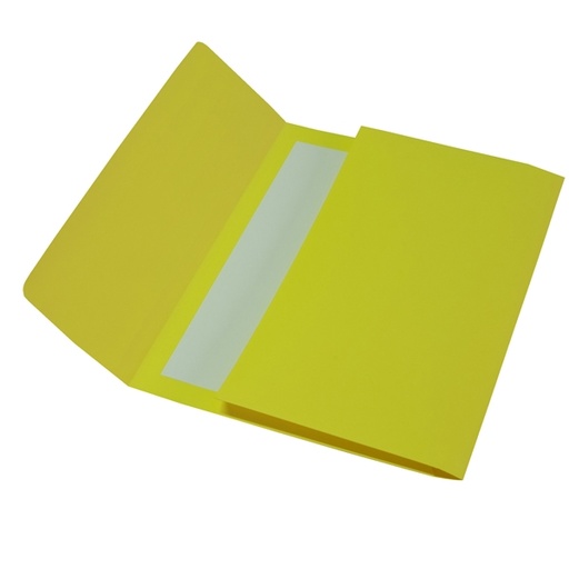 [D37528] 25 CARTELLINE A BUSTA 152B GIALLO 26X34 200GR BRISTOL