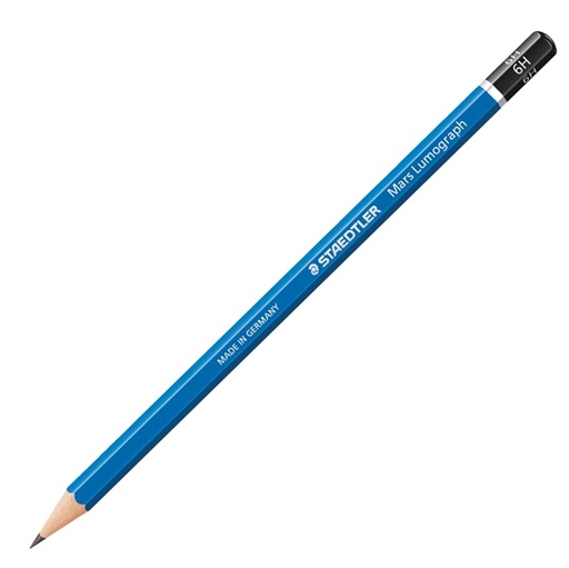 [D37653] Matita grafite Mars(R) Lumograph(R) 100-6H Staedtler