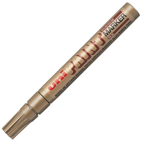 [D37778] Marcatore UNI PAINT PX20 punta conica 2,8mm oro UNI MITSUBISHI