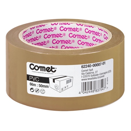 [D37919] NASTRO ADESIVO 66MTX50MM AVANA PVC 62-240 COMET