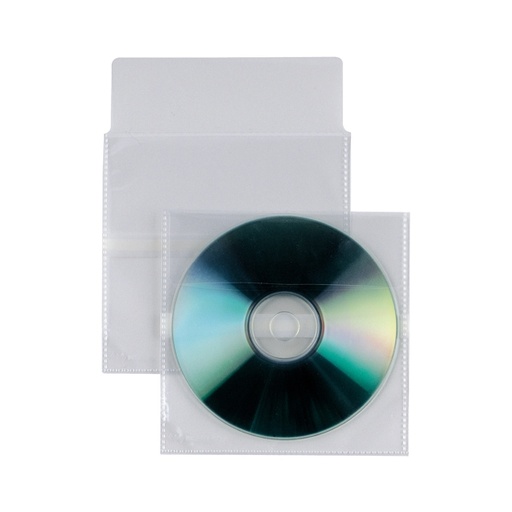 [D38050] 25 BUSTE A SACCO PPL 12,5X12CM CD A C/PATELLA E RETRO ADESIVO