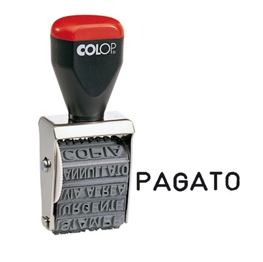 [D38134] Timbro POLINOMIO 04000W 12 diciture 4mm COLOP