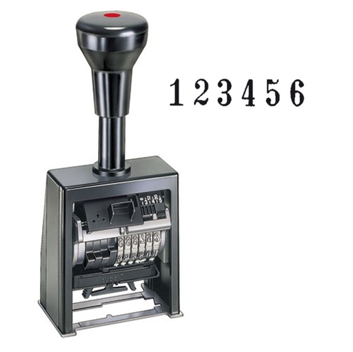 [D38146] Timbro numeratore autoinchiostrante automatico B6K 6colonne 4,5mm REINER