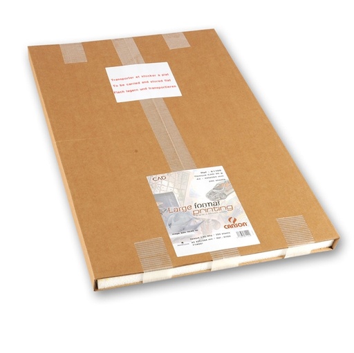 [D38386] CARTA INKJET PLOTTER 59,4X84,1CM (A1) 90GR 125FG OPACA CAD CANSON