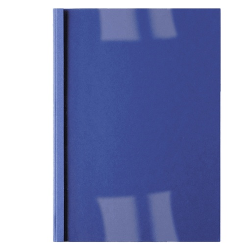 [D39462] 100 CARTELLINE TERMICHE 1,5MM BLU BUSINESS LINE LEATHER