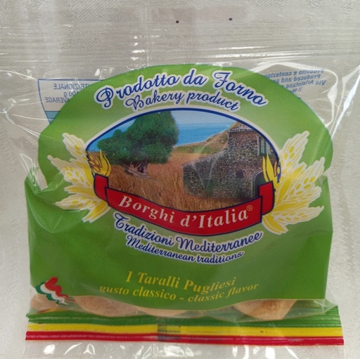[D93225] Taralli 40gr gusto classico Borghi d'Italia