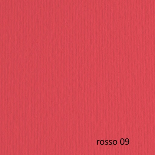 [D40203] CARTONCINO 70X100 220GR ROSSO 109 FABRIANO ELLE ERRE - BLISTER 10FG
