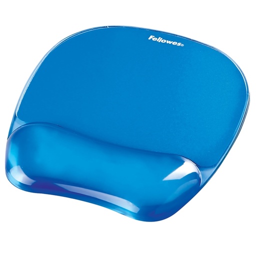 [D40291] MOUSE PAD CON POGGIAPOLSI IN GEL TRASPARENTE BLU
