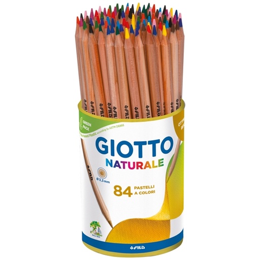 [D40456] BARATTOLO 84 PASTELLI GIOTTO NATURALE
