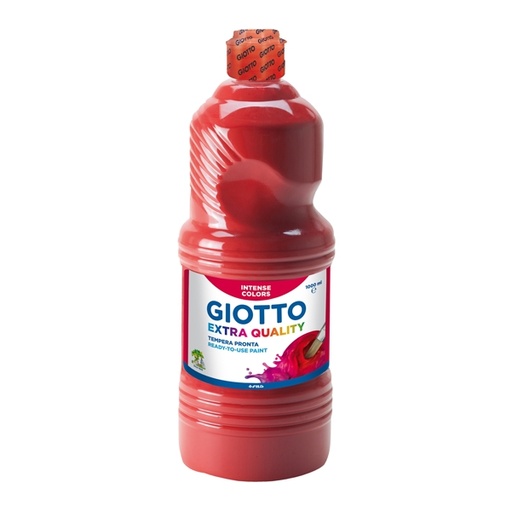 [D40475] TEMPERA PRONTA GIOTTO 1000ML ROSSO SCARLATTO -
