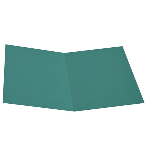 [D44916] 100 CARTELLINE SEMPLICI VERDE S/STAMPA 145GR
