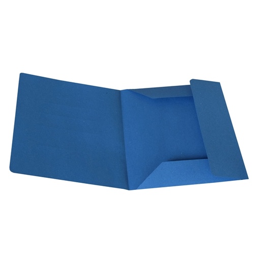 [D44921] 50 CARTELLINE 3 LEMBI AZZURRO S/STAMPA 200GR