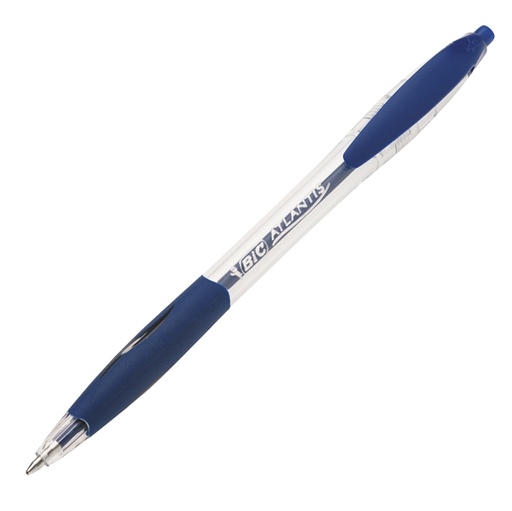 [D44930] SCATOLA 12 PENNE SFERA SCATTO BIC ATLANTIS 1.0mm BLU