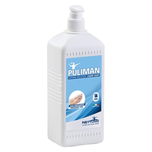 [D45024] SAPONE LIQUIDO PULIMAN IN FLACONE DA 1000ML CON POMPETTA