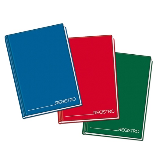 [D45070] REGISTRO CARTONATO 210X297MM 5MM 96FG (384 facciate f.to A4) BLASETTI