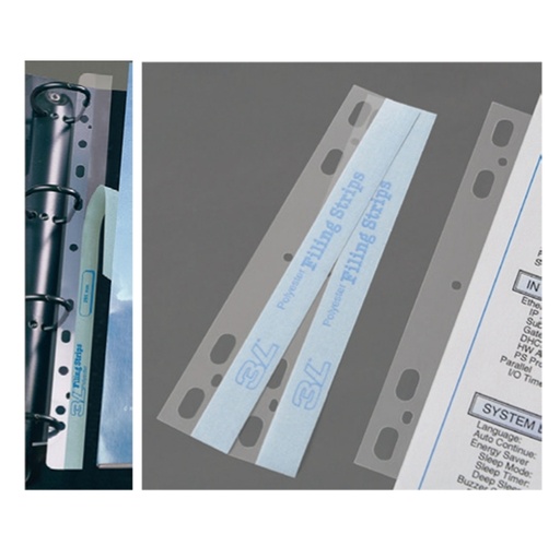 [D45228] SCATOLA 100 BANDELLE ADESIVE ARCHIVIAZIONE 295MM 8804