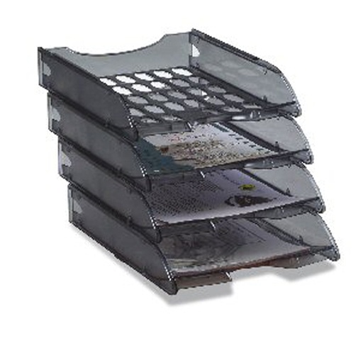 [D45369] Vaschetta portacorrispondenza forate E040 fume' FELLOWES