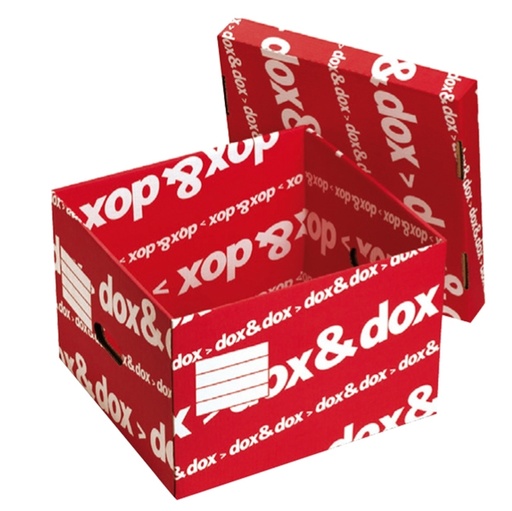 [D45639] Scatola DOXDOX con coperchio 395x280x355mm REXEL