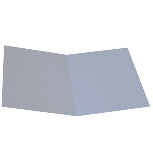 [D45666] 100 CARTELLINE SEMPLICI GRIGIO S/STAMPA 145GR