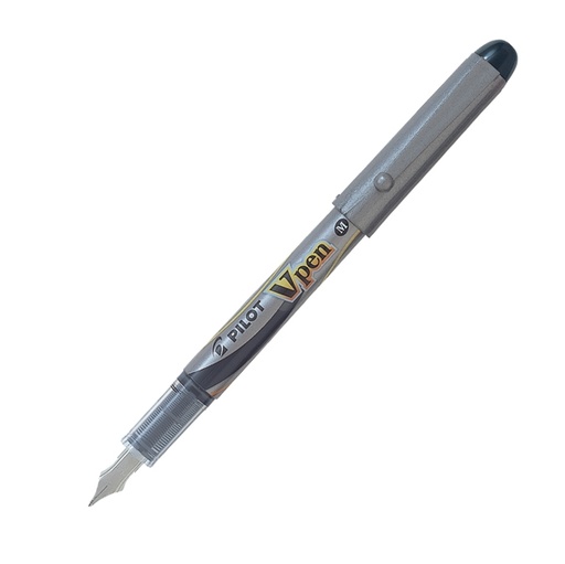 [D45843] PENNA STILOGRAFICA NERO V-PEN SILVER PILOT
