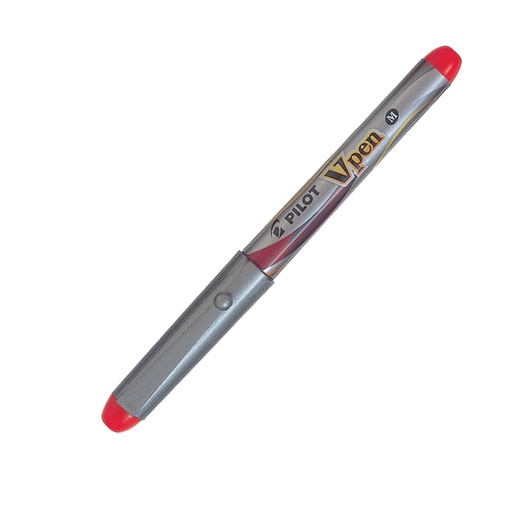 [D45845] PENNA STILOGRAFICA ROSSO V-PEN SILVER PILOT