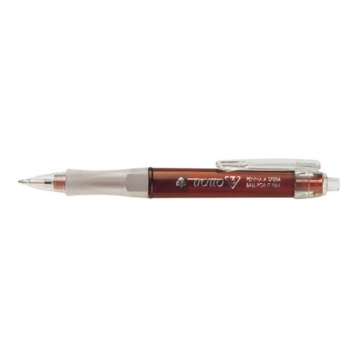 [D45919] PENNA SFERA SCATTO ROSSO 0.7MM TRATTO 3