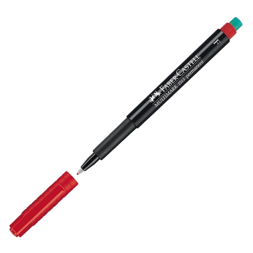 [D45931] PENNARELLO MULTIMARK ROSSO 0,6 FINE FABER-CASTELL