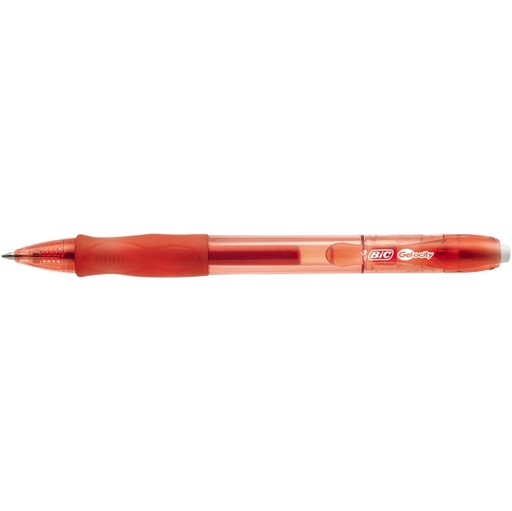 [D45996] Scatola 12 penna sfera scatto GELOCITY 0,7mm rosso BIC